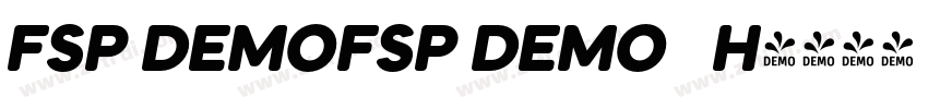 FSP DEMOFSP DEMO   H字体转换